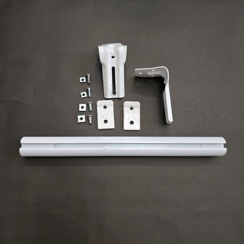 چوب پرده مینیمال طول 300 سانتی متر مدل گرد آلومینیومی گیره خارجی - Image 11